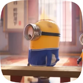 🍌 🍌 - minions ; @helpfrteodora, Telegram sticker 7 of 25
