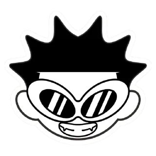😎 Y2K characters @DozaEmoji, sticker Telegram 12 sur 60