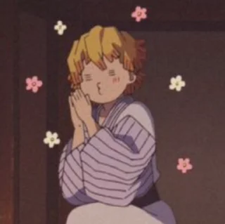 🌸 зенецу, sticker Telegram 18 sur 42