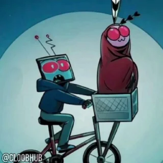 😘 @HOTELSTICK <- HAZBIN HOTEL ОТЕЛЬ ХАЗБИН СТИКЕРЫ, Telegram sticker 20 of 30