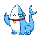 😠 Sharkpup, Telegram sticker 21 of 26