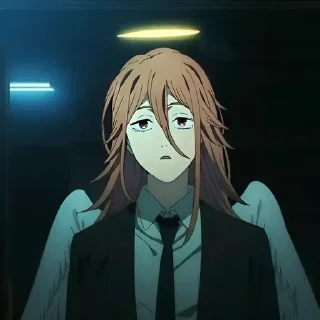 😇 Человек бензопила @anime_sticks, стікер Telegram 5 з 20