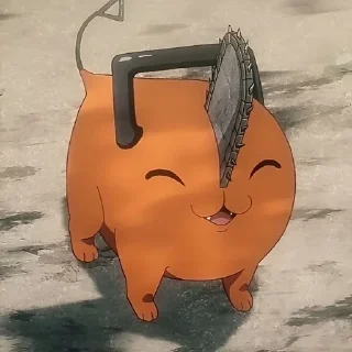 ☺️ Человек бензопила @anime_sticks, стікер Telegram 6 з 20