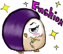 💅 A little cute OWL :: @line_stickers, Telegram sticker 24 of 40