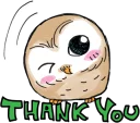 😉 A little cute OWL :: @line_stickers, Telegram sticker 21 of 40