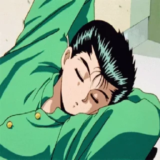 🤤 Yu Yu Hakusho by @Dzha_bog, sticker Telegram 23 sur 52