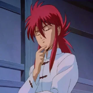 🤔 Yu Yu Hakusho by @Dzha_bog, sticker Telegram 17 sur 52