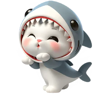 😘 Пушистые акулы @MoiStikiBot, Telegram sticker 17 of 40