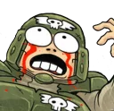 😭 WH40K. Regular marine, Telegram sticker 11 of 32