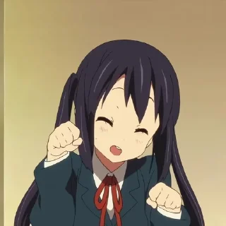 🐾 Azusa Nakano @kiwiys, стикер Telegram 7 из 120