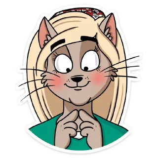 ☺️ Мария :: @stickroom, Telegram sticker 5 of 52
