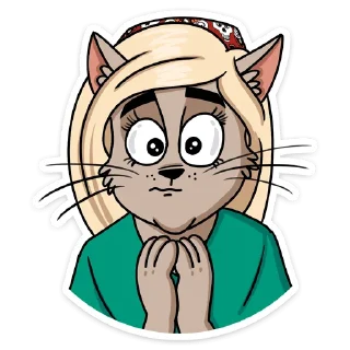 😕 Мария :: @stickroom, Telegram sticker 11 of 52