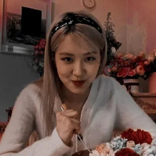 🥡 ⵌ𝗿𝗼𝘀𝗲𝗮𝗻𝗻𝗲 𝘀𝘁𝗶𝗰𝗸𝗲𝗿𝘀 @tik_tok_blackpink, Telegram sticker 20 of 30