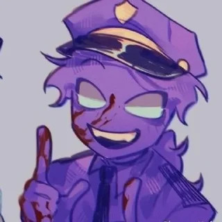 🔪 Ⲱⲓⳑⳑⲓⲁⲙ Ⲁϝⲧⲟⲛ @fnaffl, sticker Telegram 9 sur 50