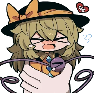 ❤️ koishi by @NotGoodYurimi, Telegram sticker 14 of 120