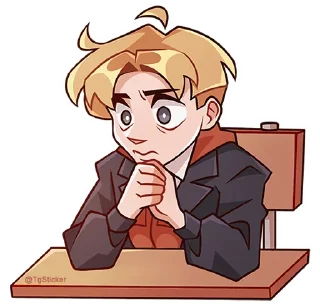 Школьник Владик без текста @TgSticker
