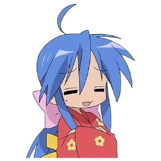 😌 Izumi Konata (@dasein0), Telegram sticker 16 of 120