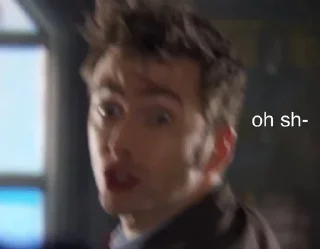😦 10th Doctor being chaotic, sticker Telegram 16 sur 44