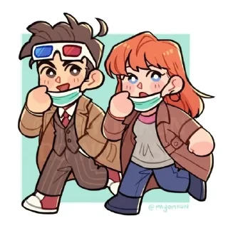 ⚪ ⧼𝗗𝗼𝗰𝘁𝗼𝗿𝗗𝗼𝗻𝗻𝗮⧽, Telegram sticker 8 of 120