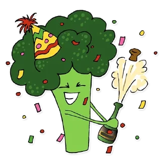 🥦 Брокколь La Flare (@cvvlaflare), Telegram sticker 8 of 45