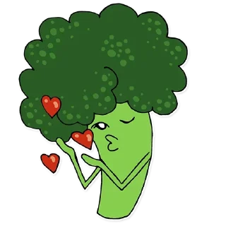 🥦 Брокколь La Flare (@cvvlaflare), Telegram sticker 18 of 45