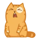 😢 Анимированный Персик, Telegram sticker 10 of 48
