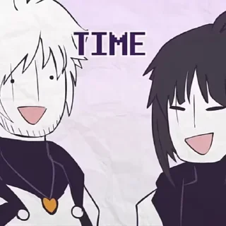 🤍 Xtale Frisk and Chara SHOW, sticker Telegram 6 sur 88