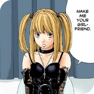 ❤ death note.@SelfDestructPunk, стікер Telegram 2 з 30