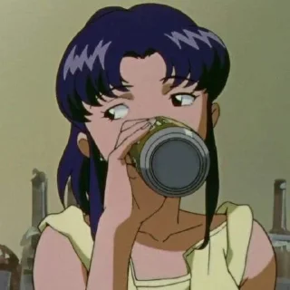 🍺 Misato san!, стікер Telegram 18 з 33