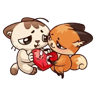 💟 Лиса, стікер Telegram 13 з 30