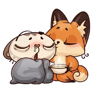 💟 Лиса, стікер Telegram 10 з 30