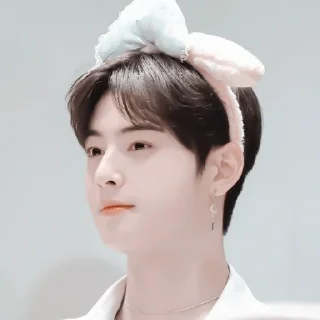 🎂 #𝐇𝐁𝐃: eunwoo 🎂 ;: by @paradismaudit, sticker Telegram 11 sur 50