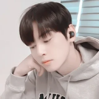 🎂 #𝐇𝐁𝐃: eunwoo 🎂 ;: by @paradismaudit, sticker Telegram 8 sur 50