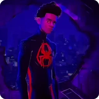 ⚫ Miles Morales | @Earth_928, Telegram sticker 18 of 50