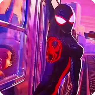 ⚫ Miles Morales | @Earth_928, Telegram sticker 7 of 50