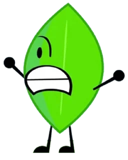 🌟 leafy BFB/BFDI @sun_yo0, стикер Telegram 9 из 120