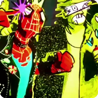 🔴 Spider-Punk / @Earth_928, sticker Telegram 17 sur 50