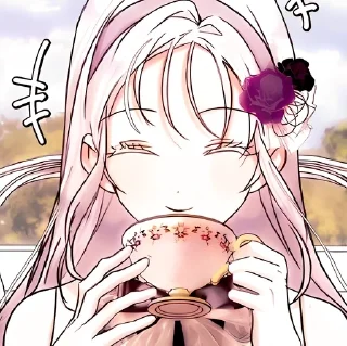 🍵 Фиона @Aimee_omoide, sticker Telegram 8 sur 89