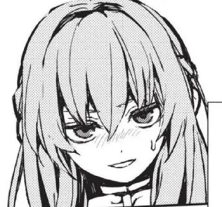 😏 Owari no Seraph, стикер Telegram 19 из 33