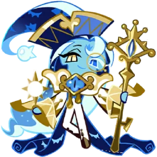 🤡 1# | Shadow Milk Cookie • @run_cookie_run, стікер Telegram 3 з 57