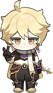 ✌️ Teyvat Times Pt.1 @jp_stickers, Telegram sticker 16 of 29