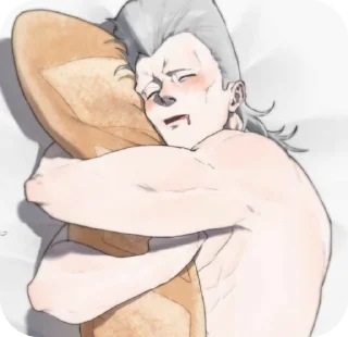 💤 🤺Polnareff and Kakyoin 🍒, Telegram sticker 13 of 50