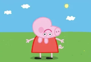 🙃 peppa pig, стікер Telegram 5 з 38