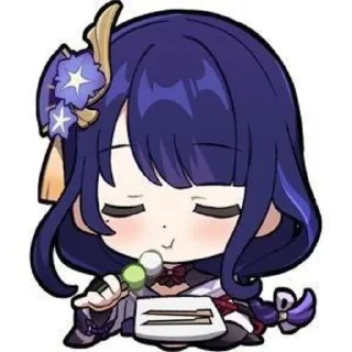 ❄ Райден и Яэчка, Telegram sticker 10 of 11