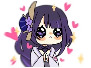 😭 Райден и Яэчка, Telegram sticker 7 of 11