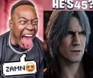 😍 A S S | Vergil, Dante, Nero, стикер Telegram 16 из 57