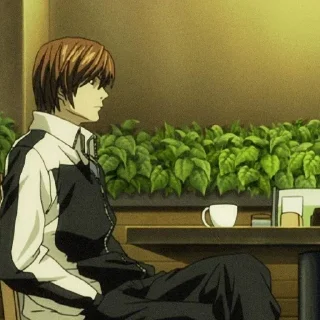 📓 Light Yagami by @mikuStcikers, sticker Telegram 16 sur 73
