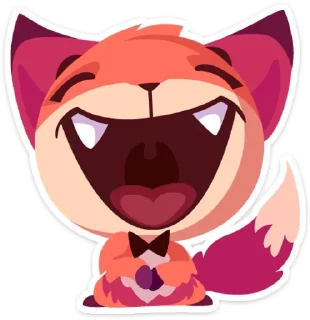 😆 Фокси • Foxy   (@TgSticker), стикер Telegram 18 из 32