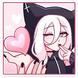 ❤️ КатШи @stickerpack_tg, стикер Telegram 6 из 48