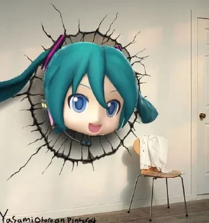 😈 🏳️‍🌈Hatsune Miku🏳‍🌈|, Telegram sticker 24 of 30